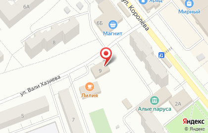 Магазин джинсовой одежды на ул. Вали Хазиева, 9 на карте