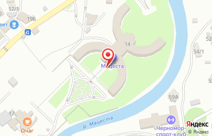 Бальнеологический курорт Мацеста на карте