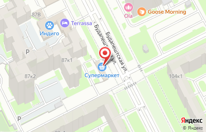 Магазин фруктов и овощей на Будапештской, 87а на карте