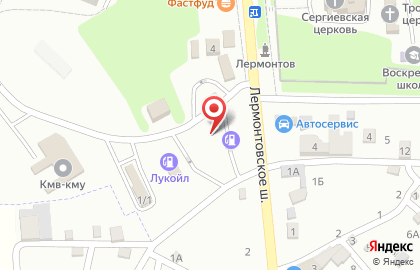 Лукойл-Югнефтепродукт в Лермонтове на карте