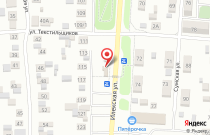 Продуктовый магазин в Оренбурге на карте