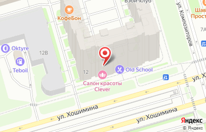 Школа программирования РОББО Клуб на карте