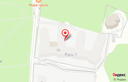 Отель "Русь" на карте