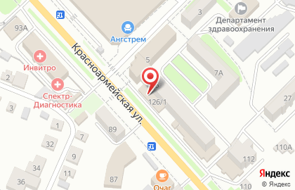 Магазин строительных материалов на Красноармейской улице на карте