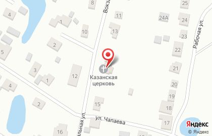 Церковь в честь иконы Казанской Божьей Матери, пос. Лукино на карте