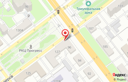 Мебельный салон Империя мебели в Промышленном районе на карте