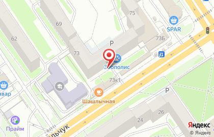 Закусочная в Новосибирске на карте