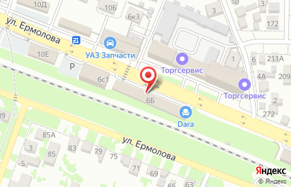 Торговая фирма Автоматизация Бизнеса на улице Ермолова на карте