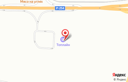 Автозаправочная станция Топлайн в Омске на карте
