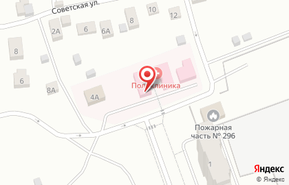 Поликлиника, пос. Свердловский на карте