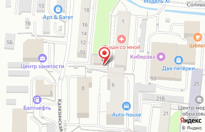 Балтийский тендерный центр в Ленинградском районе на карте