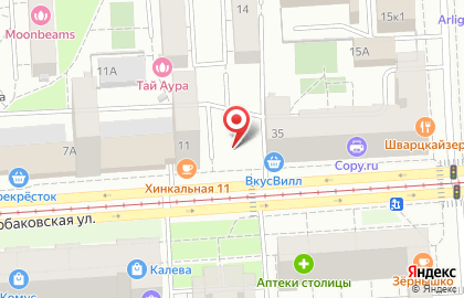 Избёнка на Щербаковской улице на карте