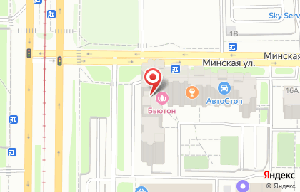 Сауна А-Элита на Минской улице на карте