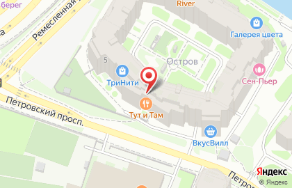 Строительная компания Строительный трест на Петровском проспекте на карте