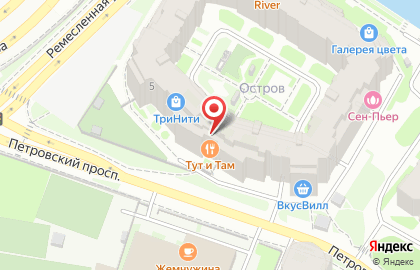 Строительная компания Строительный трест на Петровском проспекте на карте