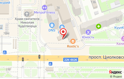 Ломбард-ювелир на проспекте Циолковского на карте