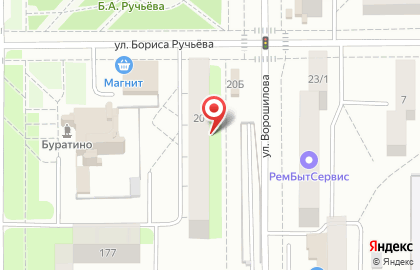 Городская юридическая служба в Орджоникидзевском районе на карте