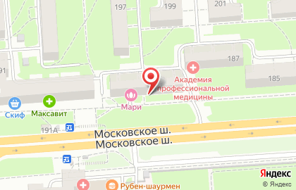 Стоматология Идеал Дент на Московском шоссе на карте
