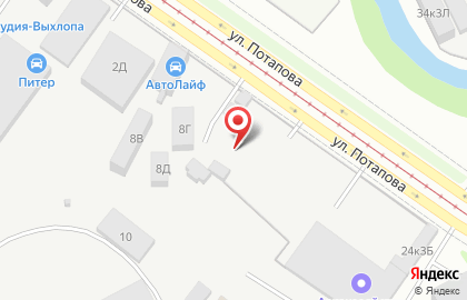 Автосервис "Потапова 8" на карте