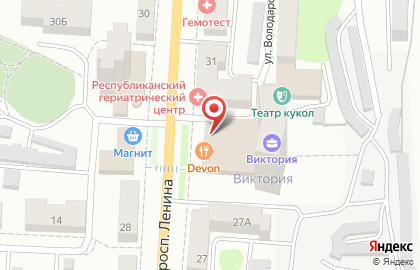 Дача на проспекте Ленина на карте