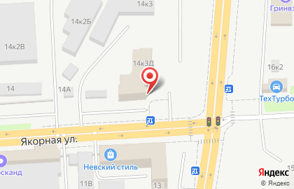 Торговая компания Транслайн в Красногвардейском районе на карте