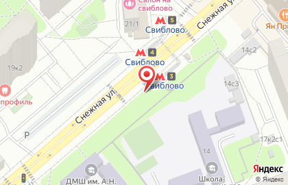 Чебуреки+ на Снежной улице на карте