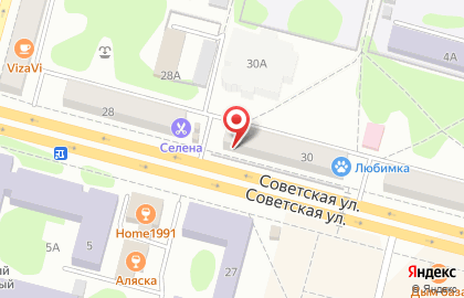 Магазин мир Электроники на Советской улице на карте