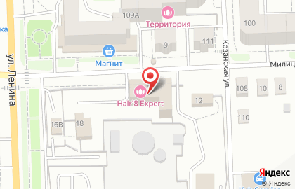 Сервисный центр ГУТ СЕРВИС на Милицейской улице на карте