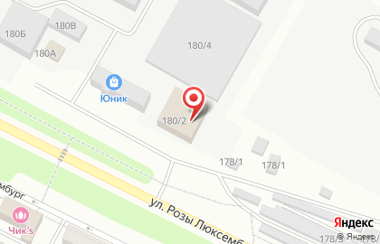 Рекламное агентство Паутина на улице Розы Люксембург на карте