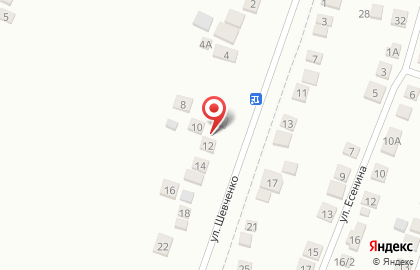 Антикварная лавка на улице Шевченко на карте
