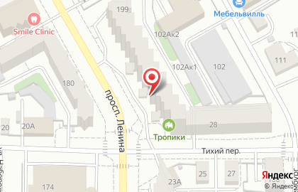 Салон-парикмахерская Радужная на проспекте Ленина на карте
