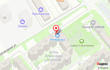 Супермаркет Пятёрочка на Технической улице на карте