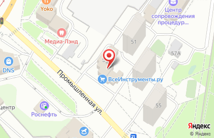 Магазин напольных покрытий Европол на Промышленной улице на карте