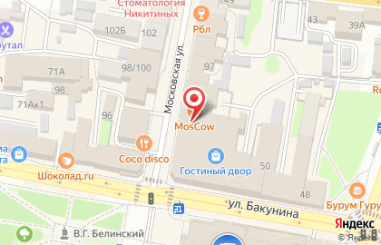 Салон Круваж на Московской улице на карте