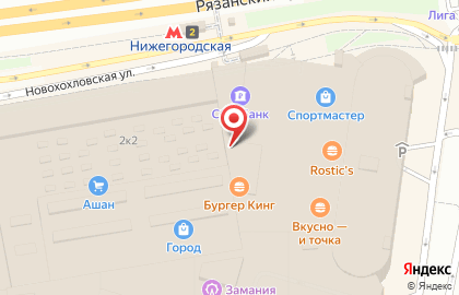 Банкомат МКБ на Рязанском проспекте, 2 к 2 на карте