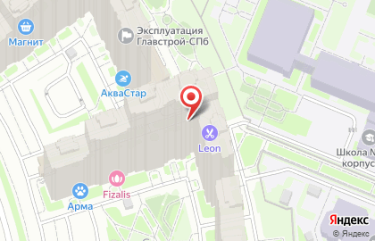 Пиццерия НЕКРУГЛАЯ Парнас на карте