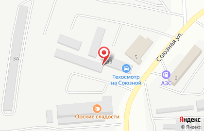 Вертикаль на Союзной улице на карте