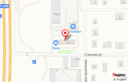 Автомойка самообслуживания Пена в Барнауле на карте