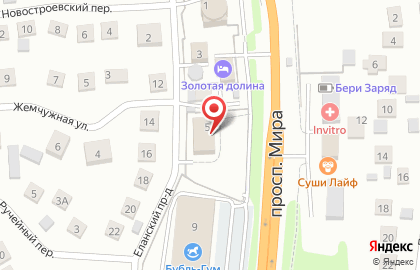 Продовольственный магазин в Южно-Сахалинске на карте
