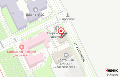 Кабинет психолога в Свердловском районе на карте