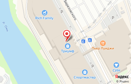 Мебелёво, мебельный центр на карте