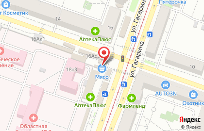Магазин фермерского мяса в Ленинском районе на карте