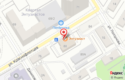 Шевроле96 на улице Краснофлотцев на карте