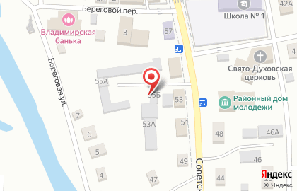 Строймакс на Советской улице на карте