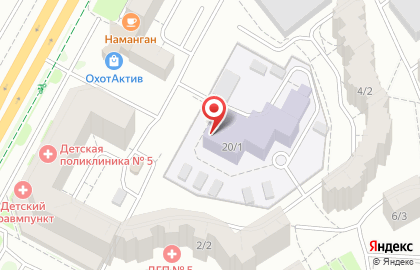 Центр образования №159 на улице Маршала Жукова на карте
