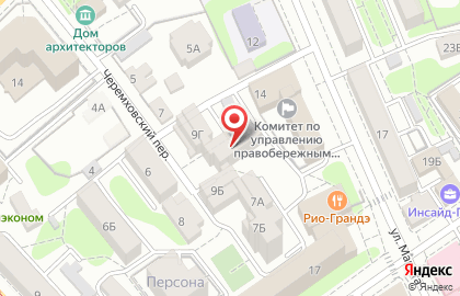 Образовательный центр 100 баллов в Черемховском переулке на карте