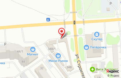 Аптека Авиценна на улице Строителей на карте