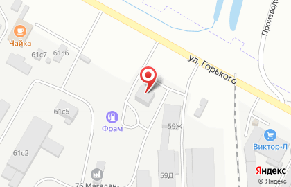 Торговая компания Пневмомаш в Железнодорожном районе на карте