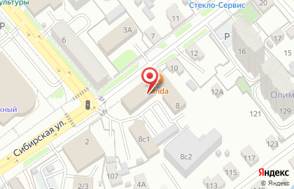 Частная охранная организация Кристалл на Сибирской улице на карте