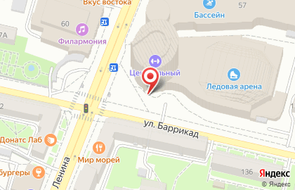 Продуктовый магазин на улице Ленина на карте